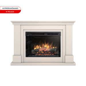 Kominek elektryczny Warmtec Luena wkład Dimplex 26" XHD Optiflame - kaszmirowy
