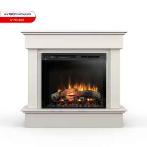 Kominek elektryczny Warmtec Tormes wkład Dimplex 28" XHD Optiflame - kaszmirowy