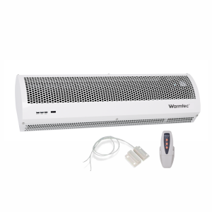 Kurtyna z nagrzewnicą elektryczną Warmtec WRS-04S 2-4kW 80cm + czujnik drzwiowy