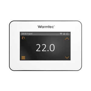 Regulator temperatury Warmtec XTS biały - Wi-Fi, IP21, programowalny