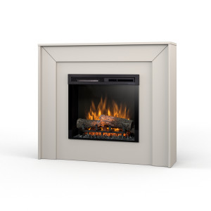 Kominek elektryczny Warmtec Zuni wkład Dimplex 23" XHD Optiflame - kaszmirowy