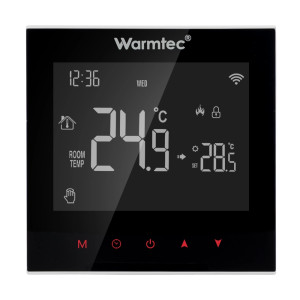 Regulator temperatury Warmtec SRT20W Wi-Fi czarny
