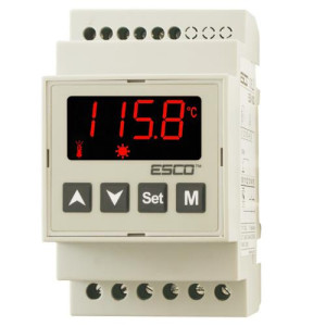Regulator temperatury Esco DC-20D na szynę DIN manualny czujnik na przewodzie