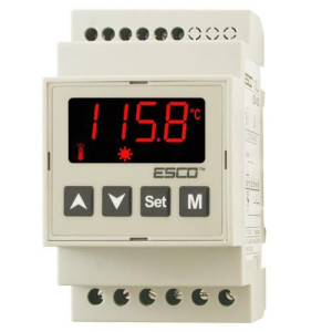 Regulator temperatury Esco ES-10D na szynę DIN manualny czujnik na przewodzie