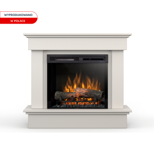 Kominek elektryczny Warmtec Tormes wkład Dimplex 23" XHD Optiflame - kaszmirowy