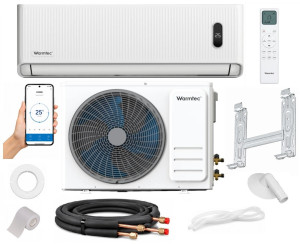 Klimatyzator ścienny do samodzielnego montażu, bez uprawnień, split, z czynnikiem R290 KS35W z Wi-FI 3500W do 40m² 4 tryby pracy