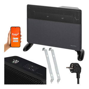 Grzejnik inwerterowy energooszczędny Warmtec EGI-15A 1500W antracyt Wifi