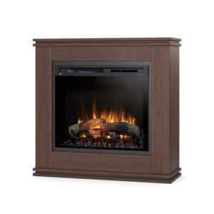 Kominek elektryczny Warmtec Vena wkład Dimplex 28" XHD Optiflame - ciemny dąb, czarny