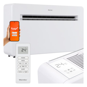 Klimatyzator ścienny monoblok Warmtec KM29W z Wi-FI 2900W do 35m² 4 tryby pracy