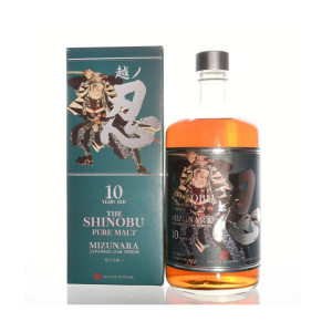 Shinobu Distillery Shinobu 10 Years Pure Malt Oak Finish  Whisky cl.70 - Astucciato