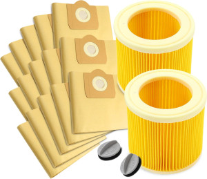Zestaw 15x Worki + 2x Filtr do odkurzacza Karcher WD3 MV3