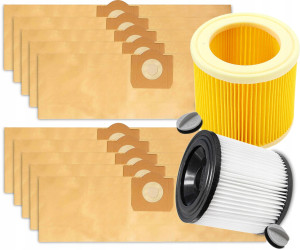 10x Worki + 2x Filtr do odkurzacza Karcher WD3
