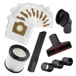 Zestaw MAXI do Karcher WD 3, MV 3 i SE 4001: 10x Worki z Mikrowłókniny + Filtr + Ssawki