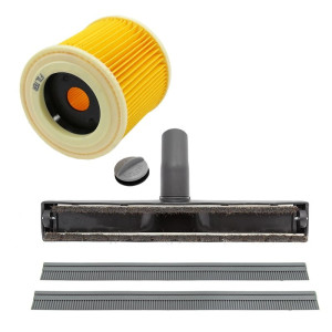 Szeroka szczotka odkurzanie na sucho i mokro + filtr do Karcher WD3