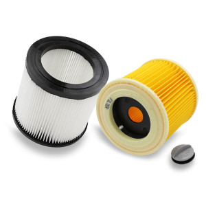 Zestaw 2 Filtrów do Karcher WD3 WD2 MV3 SE 4001 – Zmywalny + Standard + 2 Korki