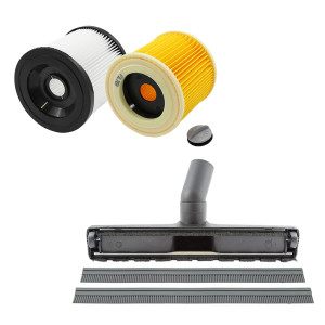 2 x filtry + szczotka do odkurzacza Karcher MV3 WD3