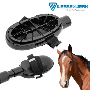 Szczotka grzebień do oporządzenia koni 32mm twarda