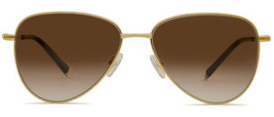 Okulary BRENDA MERRY GOLD BROWN - 51/18/145