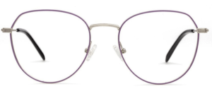 Okulary BRENDA ASHLEY SILVER/ PURPLE - 52/19/145