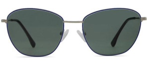 Okulary BRENDA MELISSA SILVER/ BLUE - 53/18/140