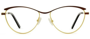 Okulary BRENDA ANNE GOLD/ RED - 56/16/140