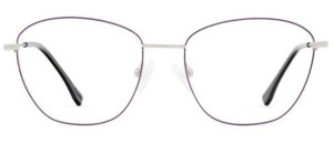 Okulary BRENDA MELISSA SILVER PURPLE - 53/18/140