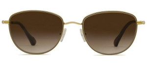 Okulary BRENDA SISSI BLACK GOLD BROWN - 51/18/140