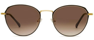 Okulary BRENDA ISA BLACK GOLD SMOKE - 51/18/140