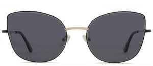 Okulary BRENDA CINDY GOLD/ BLACK - 55/18/140