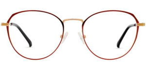 Okulary BRENDA ISA GOLD RED - 51/18/140