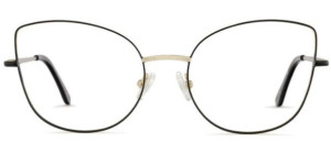Okulary BRENDA CINDY GOLD/ BLACK - 55/18/140