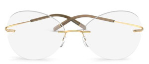 Okulary Silhouette Icon Gold 23K Edition - 55/19/150