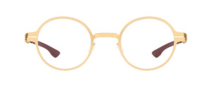 Okulary ic Berlin Wilhelm Matt-Gold - 48/21/145