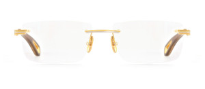 Okulary MAYBACH The Academic 24k YELLOW GOLD Brown - 52/19/145