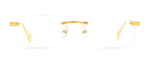 Okulary MAYBACH The Editor 24k YELLOW GOLD Amber - 52/19/145