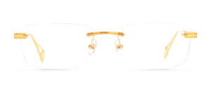 Okulary MAYBACH The Editor 24k YELLOW GOLD Dark - 52/19/145