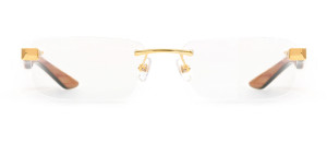 Okulary MAYBACH The Artist III 24k GOLD Brown Light - 52/19/145