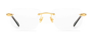 Okulary MAYBACH The Mentalist 24k YELLOW GOLD Amber - 52/19/145