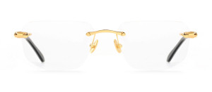 Okulary MAYBACH The Mentalist 24k YELLOW GOLD Black - 52/19/145