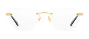 Okulary MAYBACH The Mentalist 14k CHAMPAGNE GOLD Amber - 52/19/145