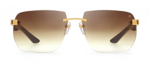 Okulary MAYBACH The Artist Sun 24k YELLOW GOLD Wood - 52/19/145