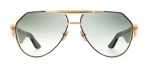 Okulary MAYBACH THE KING III 22k GOLD Wood - 52/19/145