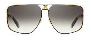 Okulary MAYBACH The Presenter 14k CHAMPAGNE GOLD Black Sunglasses - 52/19/145
