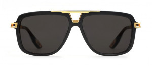 Okulary MAYBACH The MC I 24k YELLOW GOLD Black Sunglasses - 52/19/145