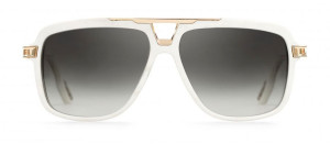 Okulary MAYBACH The MC I 14K CHAMPAGNE GOLD White Sunglasses - 52/19/145