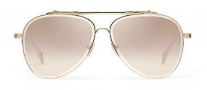 Okulary MAYBACH The Observer I 14k CHAMPAGNE GOLD White - 52/19/145