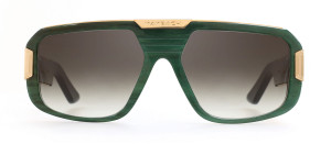 Okulary MAYBACH THE BOSS II 22k GOLD Green Sunglasses - 52/19/145
