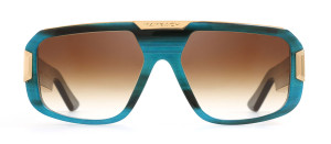 Okulary MAYBACH THE BOSS II 22k GOLD Blue Sunglasses - 52/19/145