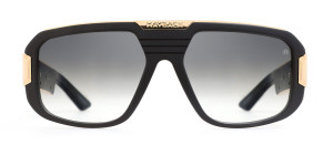 Okulary MAYBACH THE BOSS II 22k GOLD Black Sunglasses - 52/19/145