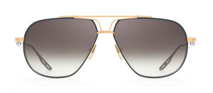Okulary MAYBACH THE COMMANDER 22k GOLD Black Sunglasses - 52/19/145